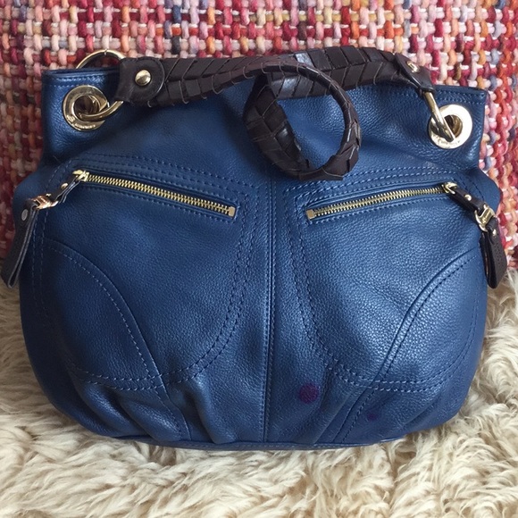 B.Makowsky Butter Leather Shoulder Bag - Picture 4 of 8